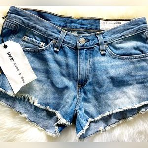 Rag & Bone Womens Denim JEAN Cut Off Short Shorts Size 24 NWT!